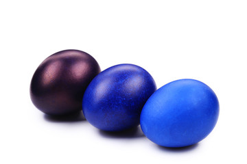 Fototapeta na wymiar Colorful Easter eggs close up.