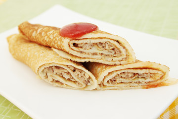 stuffed pancakes