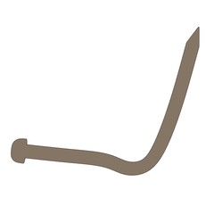 cartoon image of nail bend