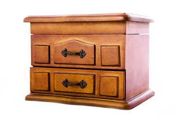 Wooden casket for jewelry