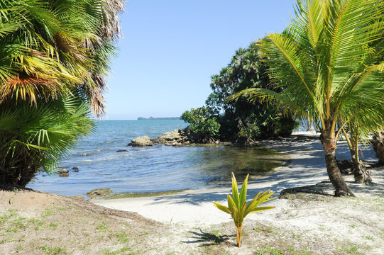 Beach Of Playa Blanca Near Livingston