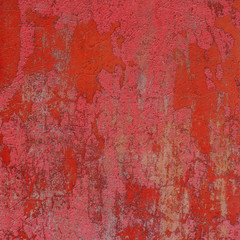 red pink 3d abstract grunge paint layer wall