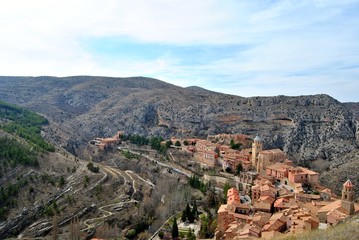 Fototapeta na wymiar Albarracin średniowieczna wioska