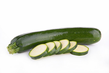 zucchini isolated