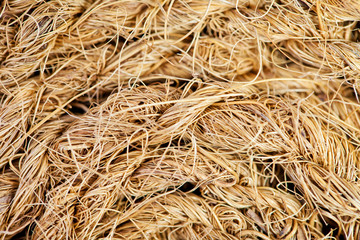 jute cord close up