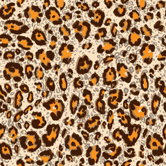 Leopard pattern seamless