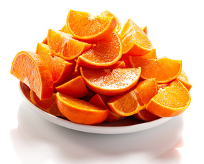 cut tangerines