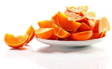 cut tangerines