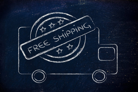 free worldwide shipping truck design