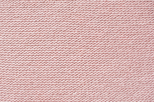 pink knitted texture