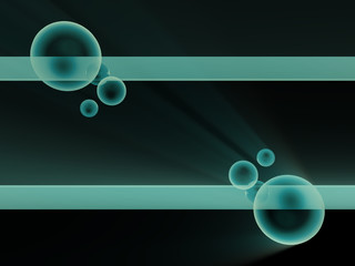 field for text with bubbles