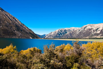 Pearson lake, New Zealand