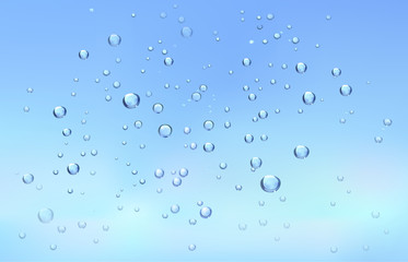 Fototapeta na wymiar Water drops, rain