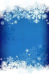 Textured snowflake background.