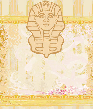 abstract grunge frame - Great Sphinx of Giza