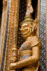 Mythical Giant Guardian (Yak) at Wat Phra Kaew