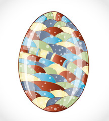 Colorful easter egg.