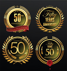 Anniversary labels