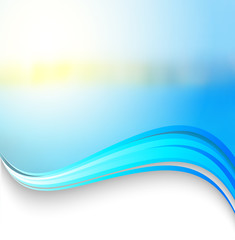 Abstract blue background.