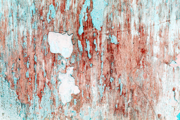 Red exposed concrete wall texture