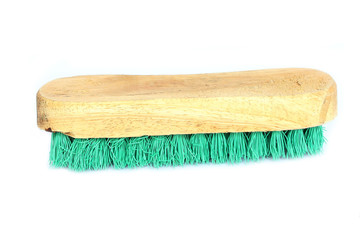 Wooden brush for cleaning clothes