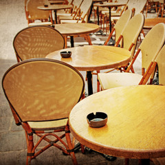 old-fashioned Cafe terrace