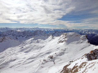 Fototapeta na wymiar Zugspitze - Ausblick