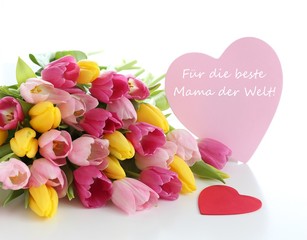 Tulpen für die beste Mama der Welt