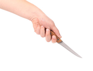 hand holds a Knife