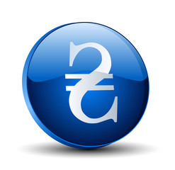 Ukrainian Hrivna button