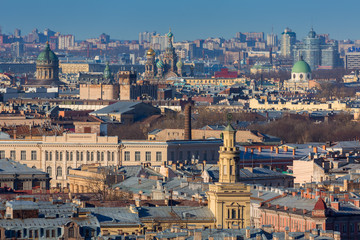 Fototapeta na wymiar Panorama of St.-Petersburg.