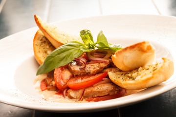 pork with vegetables