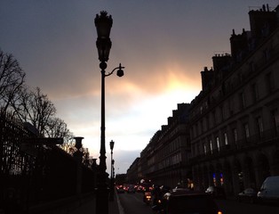 Fototapeta premium evening in Paris