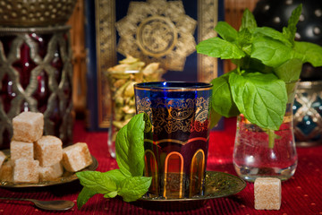 Arabic mint tea