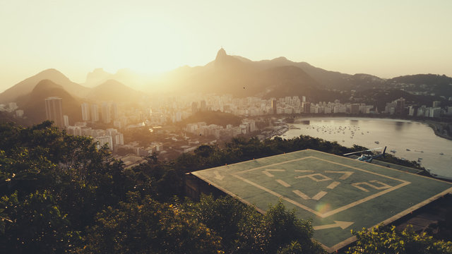 Sunset over Rio De Janeiro