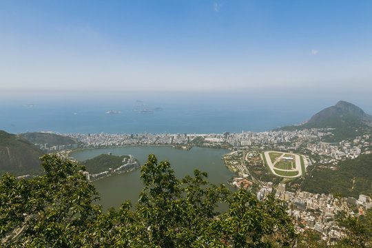 View Over Rio And Autódromo Internacional Nelson Piquet