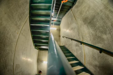 Store enrouleur occultant Escaliers concrete stairwell, staircase,fire exit