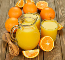 Fresh orange juice
