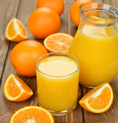 Fresh orange juice
