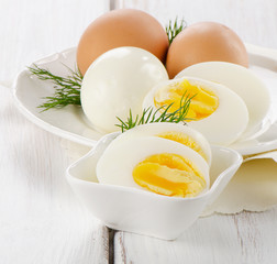Boiled eggs
