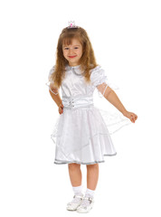 Fototapeta premium Little girl dressed as princess