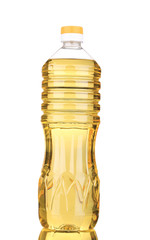 Bottle of sunflower oil.