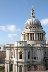 St Pauls Cathedral from rooftop of One New Change