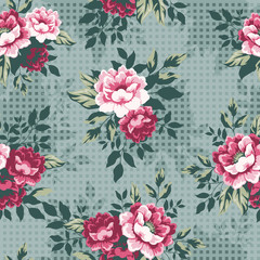 floral seamless pattern - 63127315