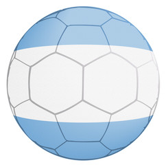 Obraz premium Argentina Soccer Team Ball World Cup 2014