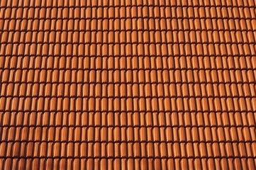 Hintergrund Dach aus Tonziegeln