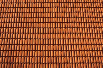 Hintergrund Dach aus Tonziegeln