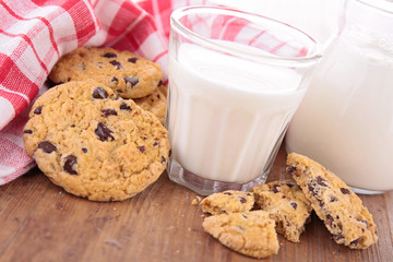 cookies and milk