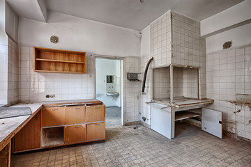 Old, abandoned and forgotten building