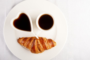 Smile for sweet breakfast with love